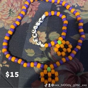 Halloween bracelet and necklace set